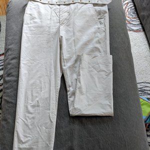 Isabel marant cotton pants with matching belt.